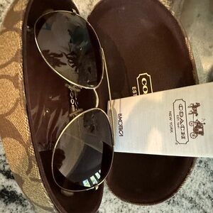 Coach sunglasses with original case